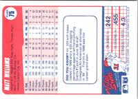 1990 Fleer Matt Williams #75