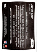 2010 Topps Peak Performance Jahvid Best