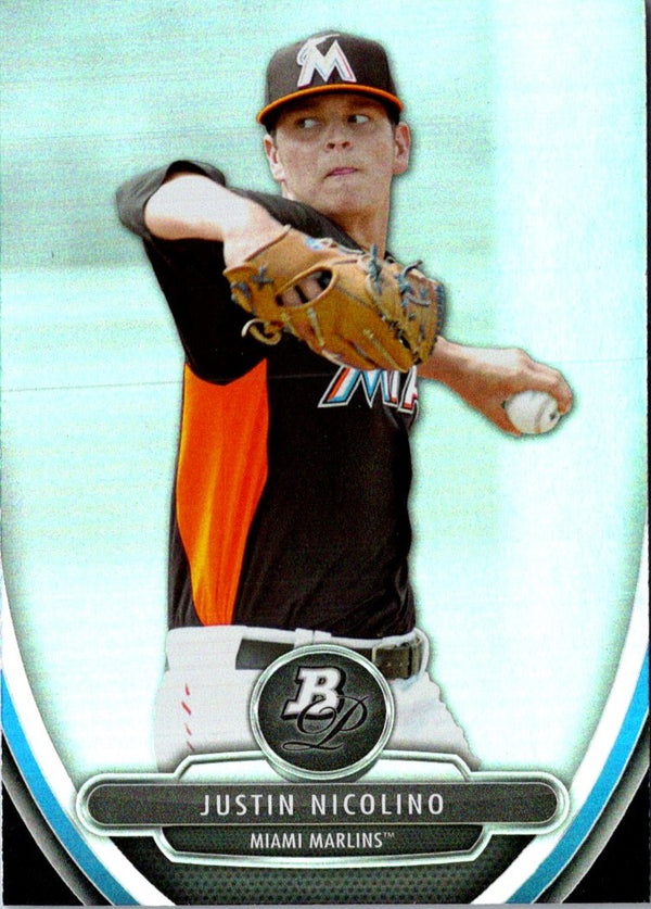 2013 Bowman Platinum Prospects Justin Nicolino #BPP57