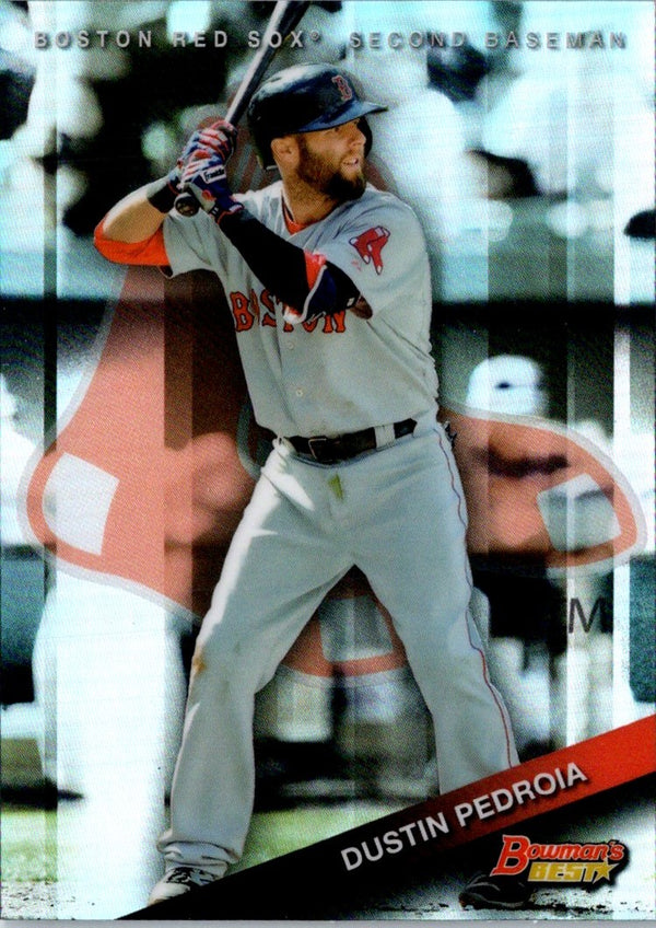 2015 Bowman's Best Refractors Dustin Pedroia #43