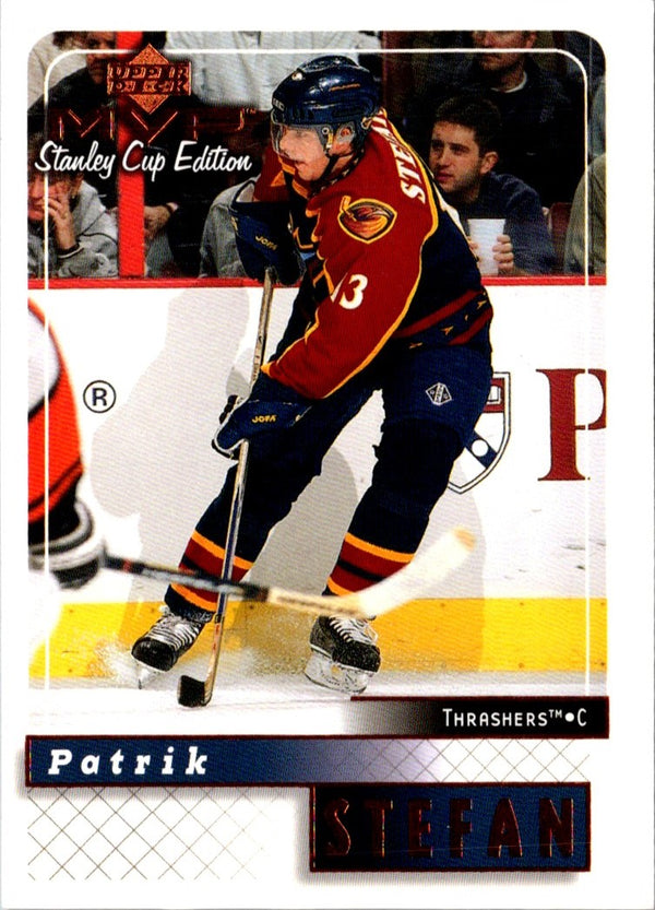 1999 Upper Deck MVP Stanley Cup Patrik Stefan #13 Rookie