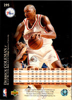 1995 Upper Deck Electric Court Derrick Coleman #295