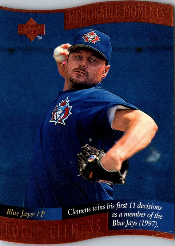 1997 Collector's Choice Memorable Moments Roger Clemens #8