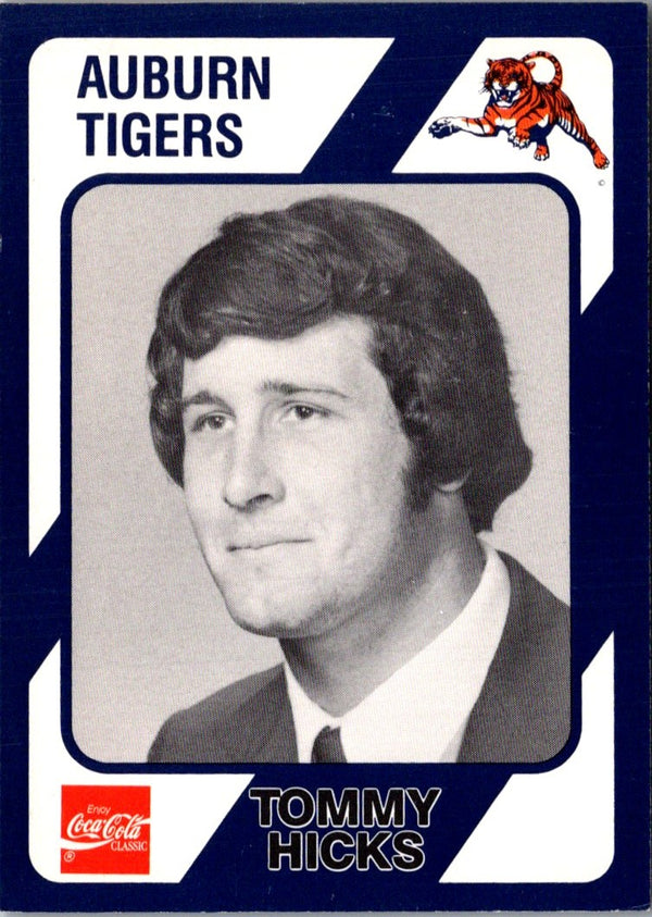 1989 Collegiate Collection Auburn Coke 580 Tommy Hicks #244