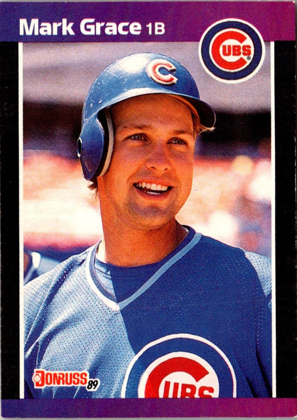 1989 Donruss Mark Grace #255