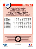 1991 Line Drive AAA Jerry Kutzler #639