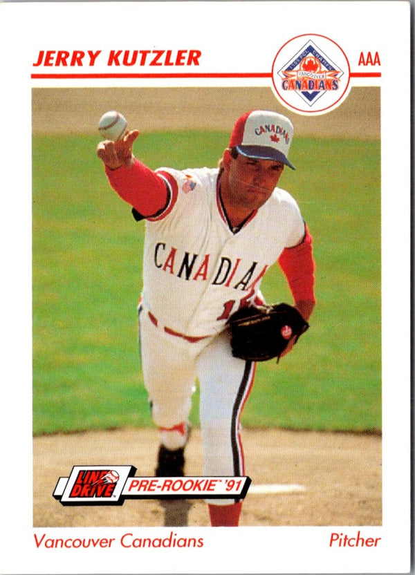 1991 Line Drive AAA Jerry Kutzler #639