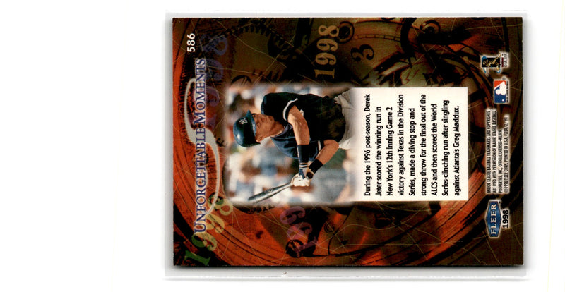 1998 Fleer Tradition Derek Jeter