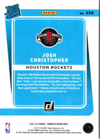 2021 Donruss Rated Rookies Josh Christopher #250
