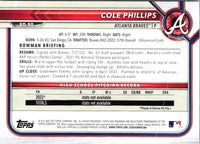 2022 Bowman Draft Baseball Cole Phillips #BD-90 Rookie