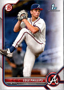 2022 Bowman Draft Baseball Cole Phillips