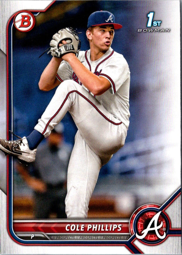 2022 Bowman Draft Baseball Cole Phillips #BD-90 Rookie