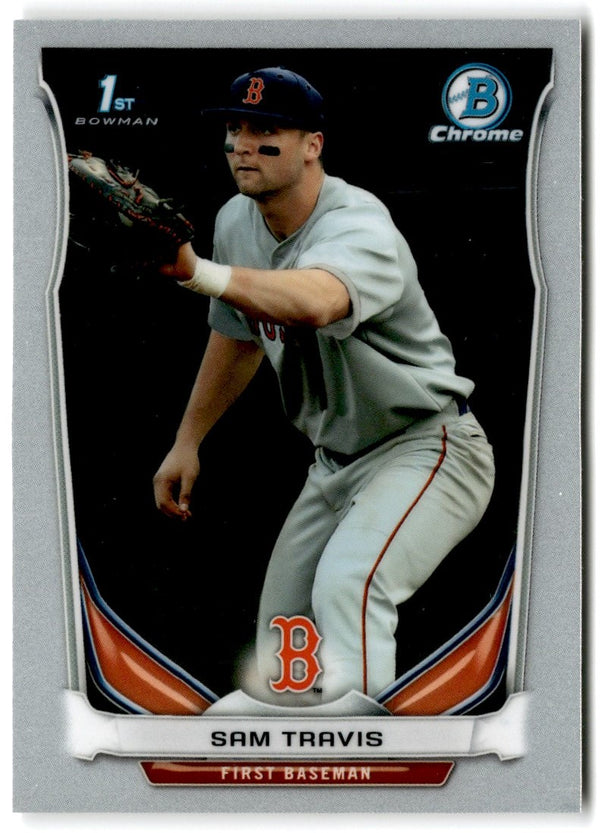 2014 Bowman Draft Picks & Prospects Chrome Sam Travis #CDP61