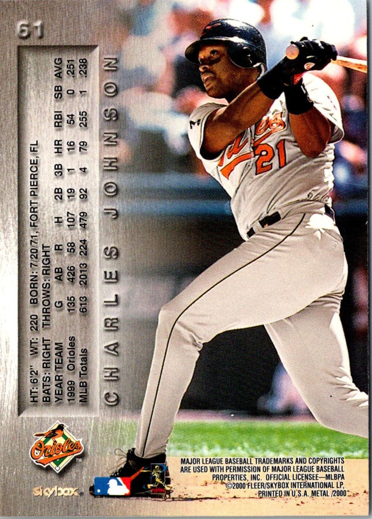1996 Sportflix Charles Johnson