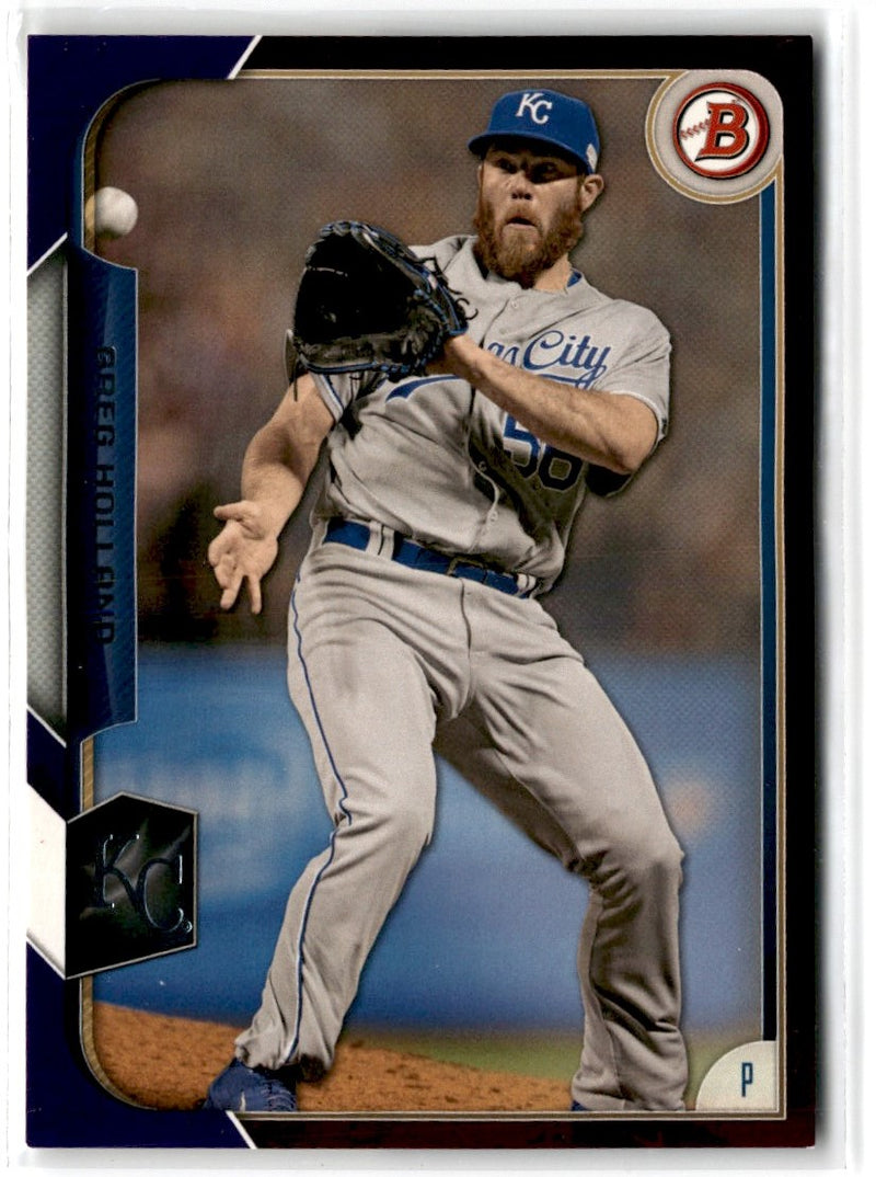 2015 Bowman Purple Greg Holland