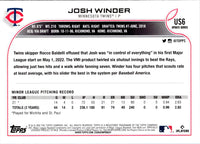 2022 Topps Update Josh Winder #US6 Rookie