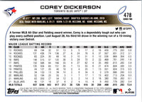 2022 Topps Blue Corey Dickerson #478