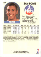 1989 Hoops Sam Bowie #337