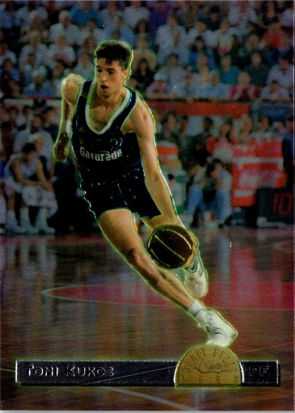 1993 Classic Draft Picks Chromium Stars Toni Kukoc #DS28