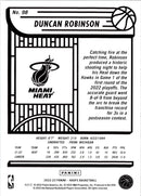 2022 Hoops Red Backs Duncan Robinson