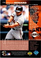 1997 Upper Deck Marvin Benard #172