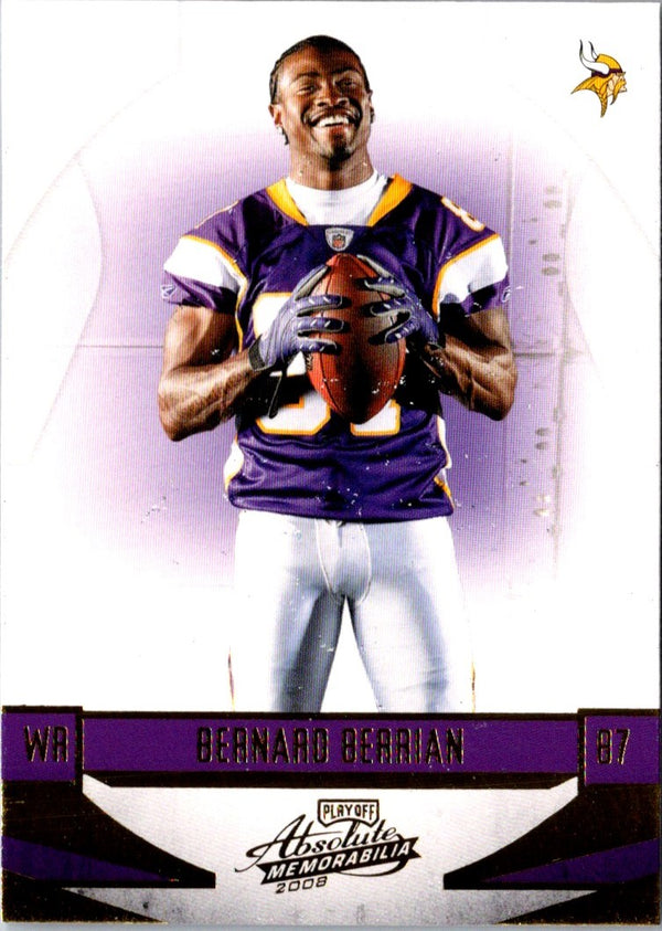 2008 Playoff Absolute Memorabilia Bernard Berrian #86