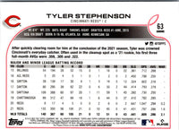 2022 Topps Chrome Tyler Stephenson #63