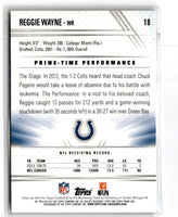 2014 Topps Prime Reggie Wayne #18