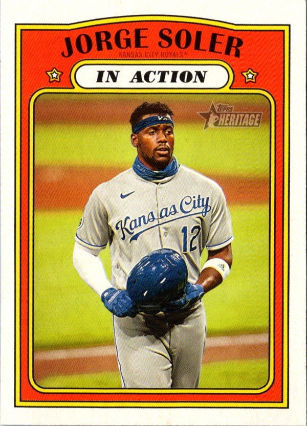 2021 Topps Heritage Red Jorge Soler #166