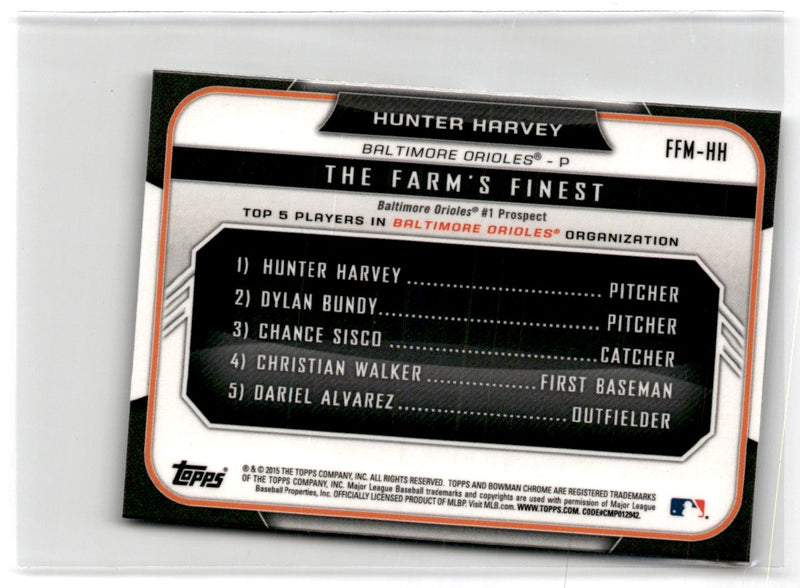 2014 Bowman Chrome Hunter Harvey