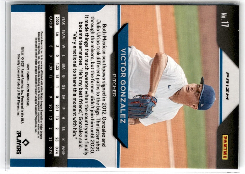 2021 Panini Prizm Victor Gonzalez