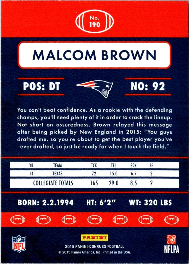 2015 Donruss Malcom Brown