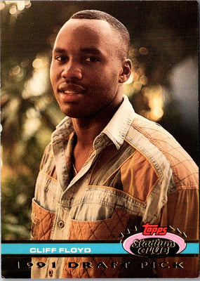 1992 Stadium Club Dome Cliff Floyd #51 Rookie