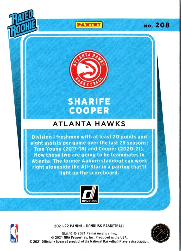 2021 Donruss Holo Red and Gold Laser Sharife Cooper