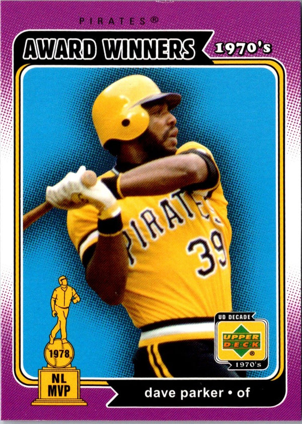 2001 Upper Deck Decade 1970's Dave Parker #167