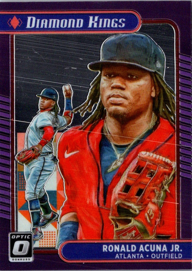 2021 Donruss Optic Carolina Blue & White Ronald Acuna Jr.