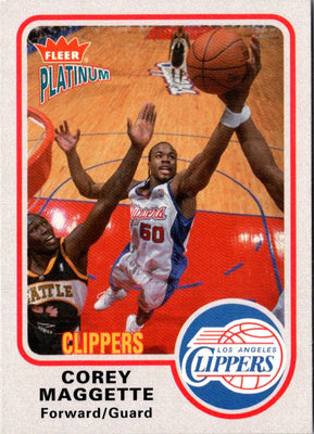 2002 Fleer Platinum Corey Maggette #52