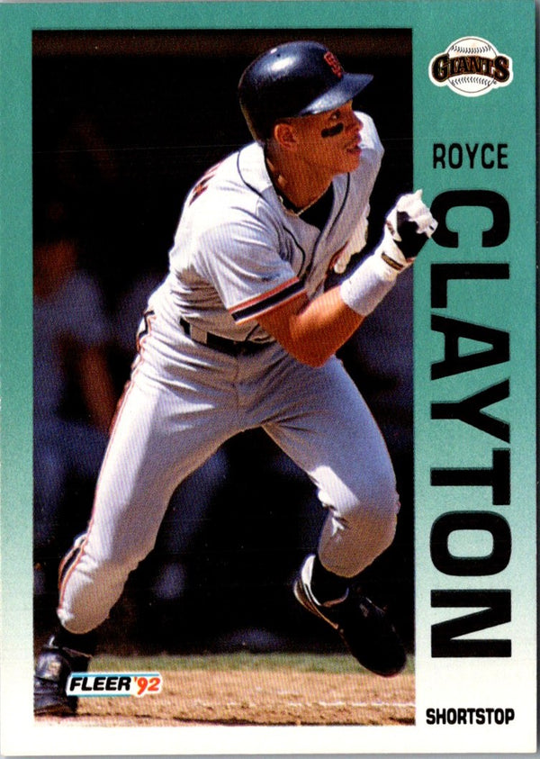 1992 Fleer Royce Clayton #632