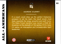 2009 Press Pass Aaron Curry #81