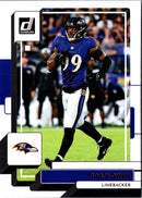 2022 Donruss Blue Press Proof Odafe Oweh