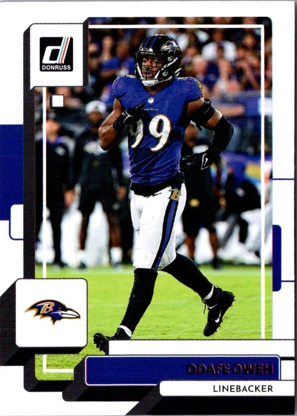 2022 Donruss Blue Press Proof Odafe Oweh #193