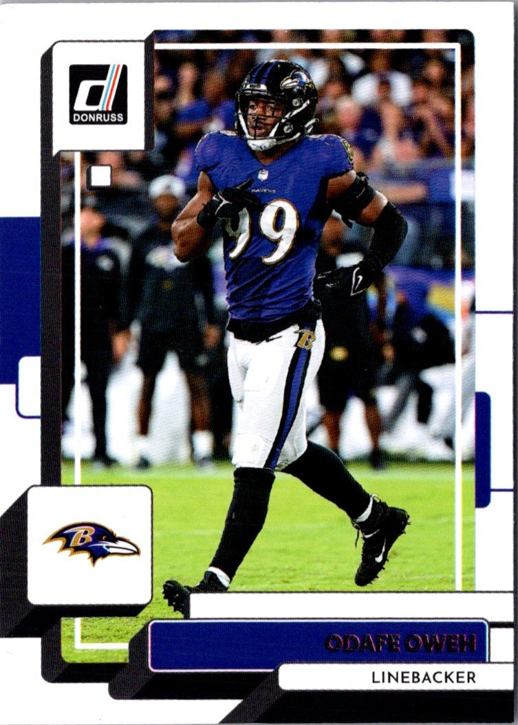 2022 Donruss Blue Press Proof Odafe Oweh