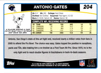 2006 Topps Antonio Gates #204