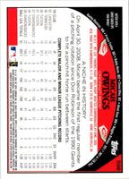 2009 Topps Micah Owings #598