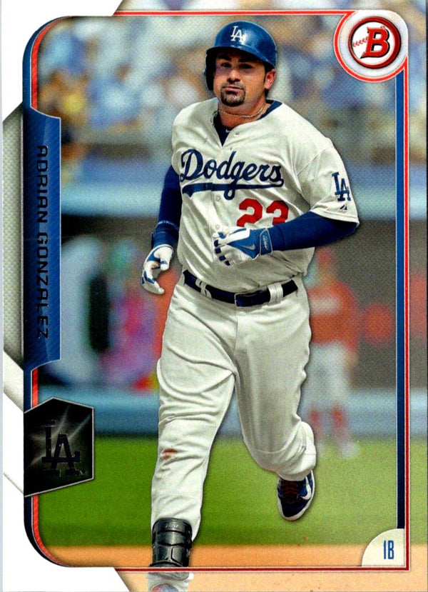 2015 Bowman Adrian Gonzalez #73