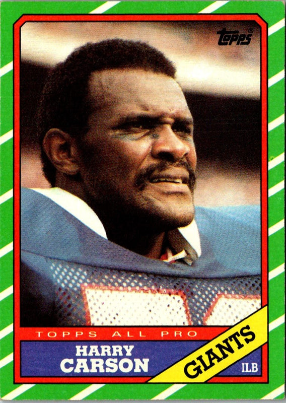 1986 Topps Harry Carson #152