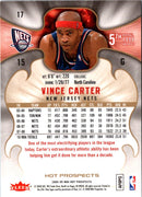2008 Fleer Hot Prospects Vince Carter