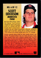 1992 Fleer Smoke 'N Heat Scott Erickson #6