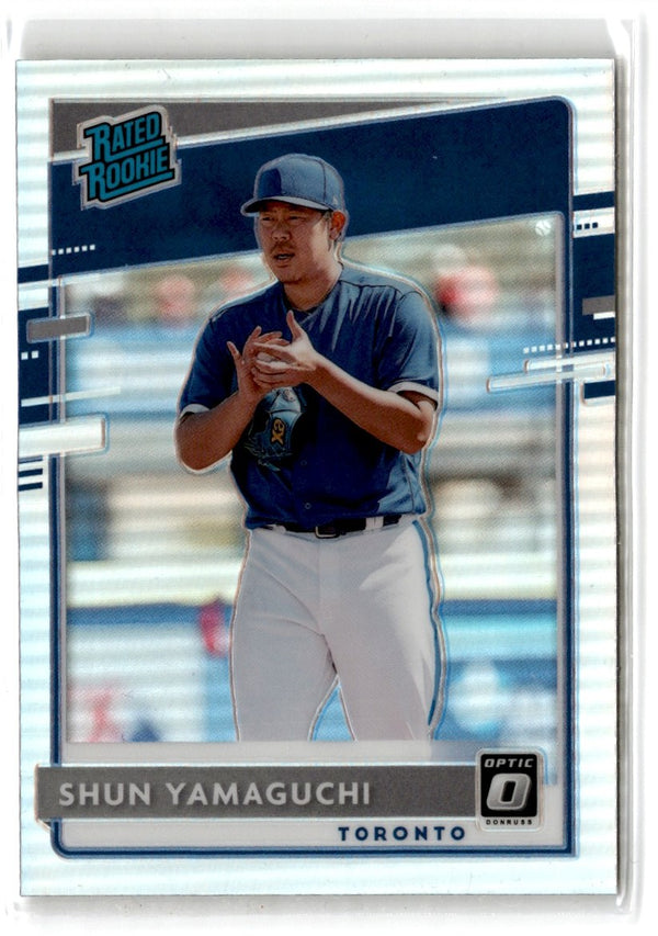 2020 Donruss Optic Shun Yamaguchi #95 Rookie