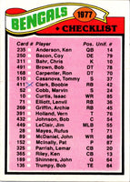 1977 Topps Cincinnati Bengals #205 NR-MT
